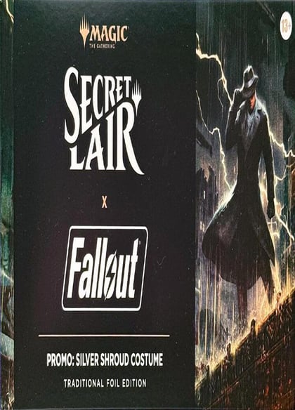 Secret Lair Drop: Secret Lair x Fallout: Promo - Silver Shroud Costume - Traditional Foil Edition, Secret Lair Drop Series P702291