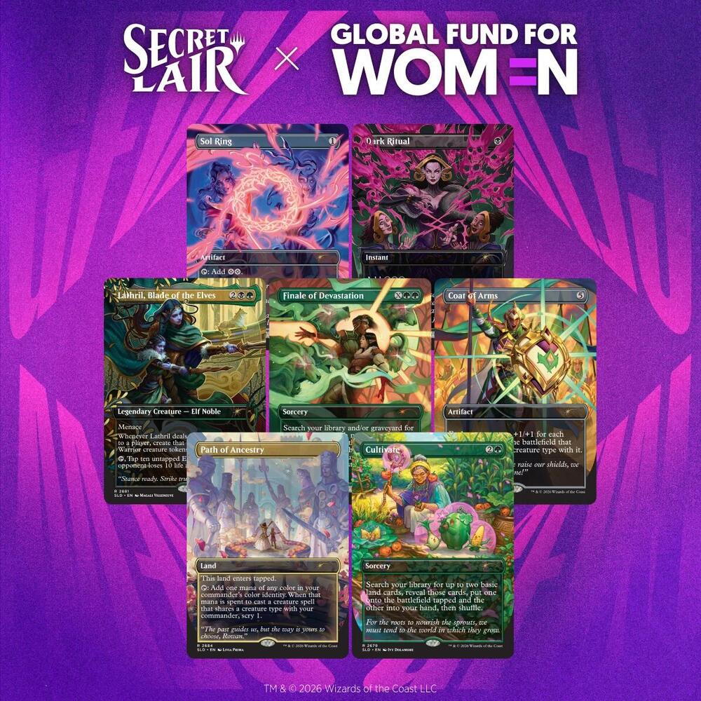 Secret Lair Drop: Secret Lair x Global Fund for Women: Their Magic is Limitless - Non-Foil Edition, Secret Lair Drop Series P704918
