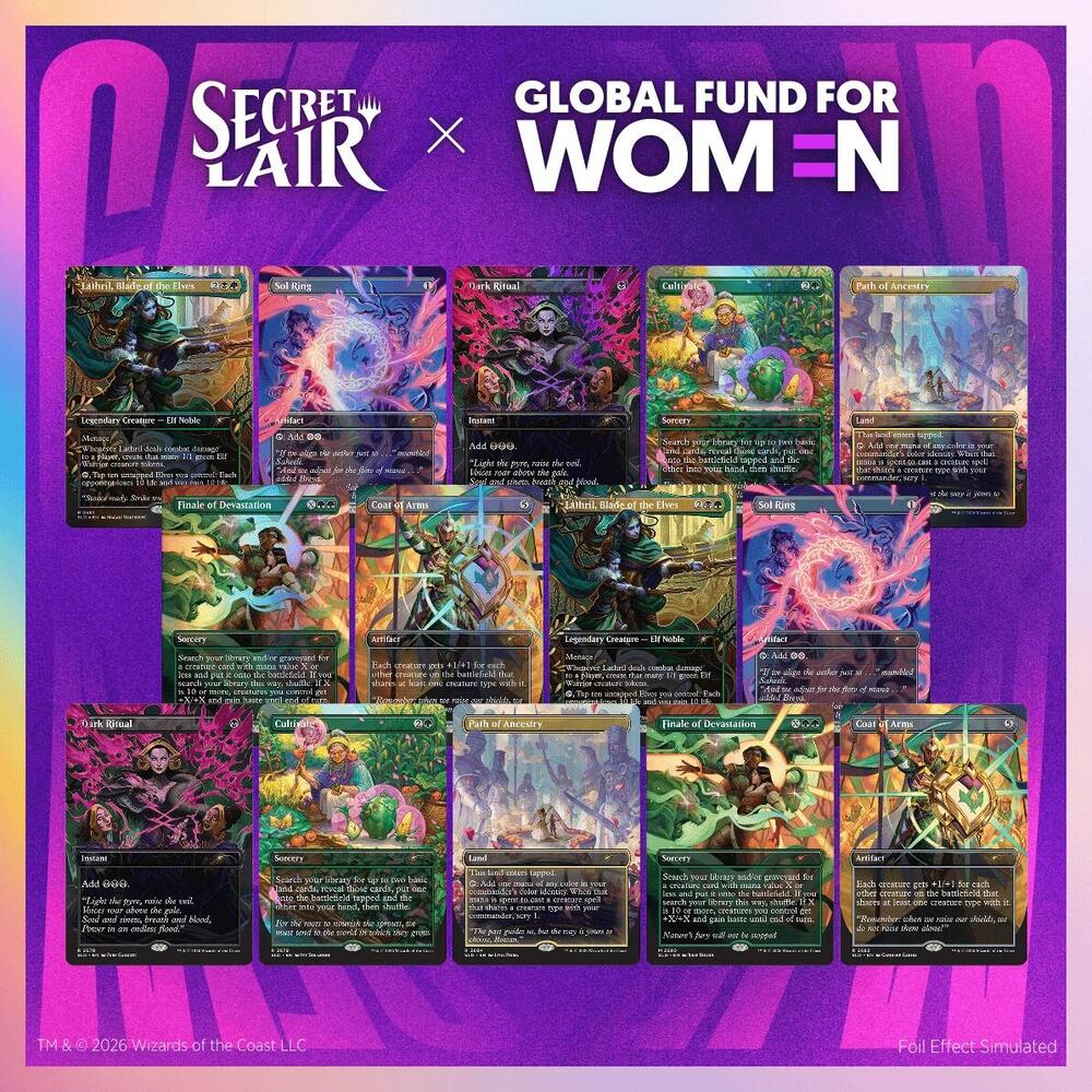 Secret Lair Drop: Secret Lair x Global Fund for Women Together Across The Multiverse Bundle, Secret Lair Drop Series P707157