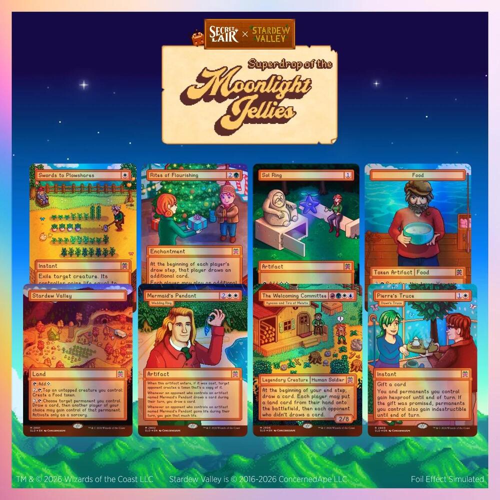 Secret Lair Drop: Secret Lair x Stardew Valley: Welcome to Stardew Valley - Traditional Foil Edition, Secret Lair Drop Series P707164