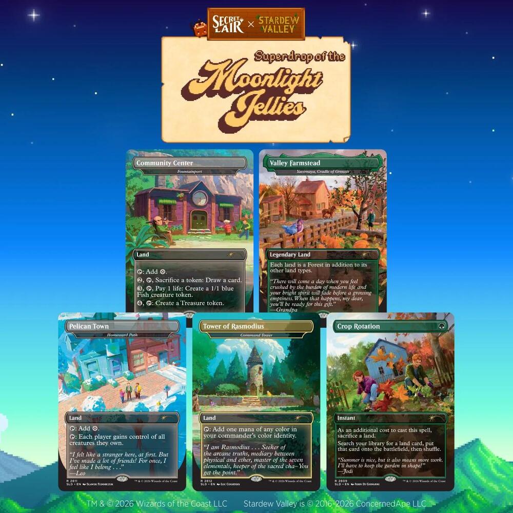 Secret Lair Drop: Secret Lair x Stardew Valley: Life in Pelican Town - Non-Foil Edition, Secret Lair Drop Series P707165