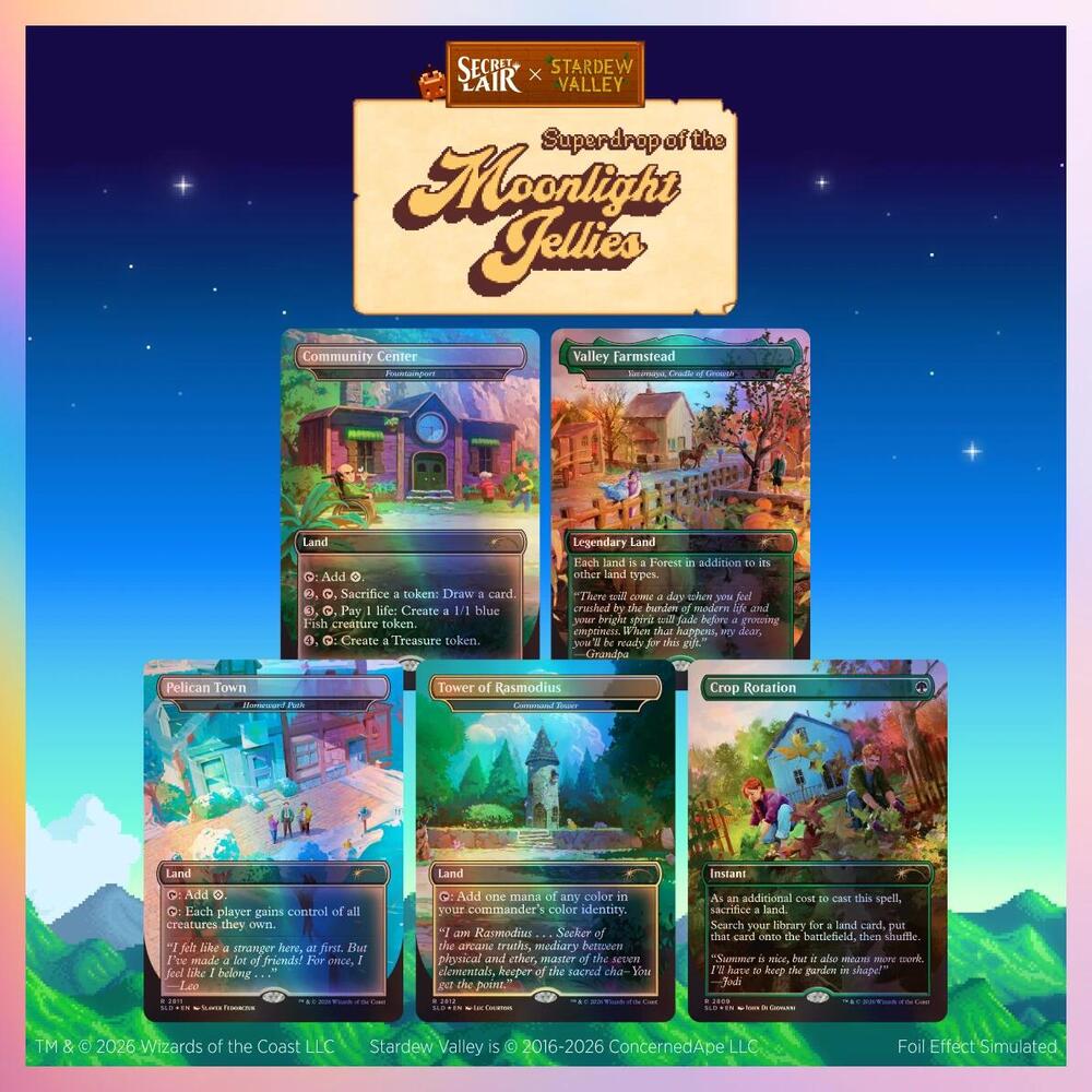Secret Lair Drop: Secret Lair x Stardew Valley: Life in Pelican Town - Traditional Foil Edition, Secret Lair Drop Series P707167