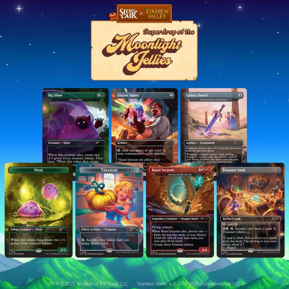 Secret Lair Drop: Secret Lair x Stardew Valley: A Flicker in the Deep - Non-Foil Edition, Secret Lair Drop Series P707168