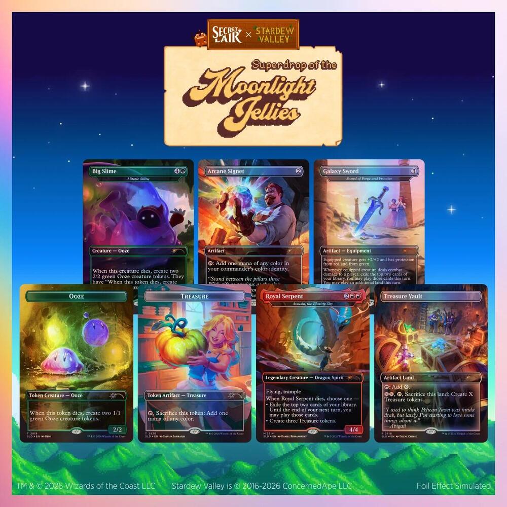 Secret Lair Drop: Secret Lair x Stardew Valley: A Flicker in the Deep - Traditional Foil Edition, Secret Lair Drop Series P707169