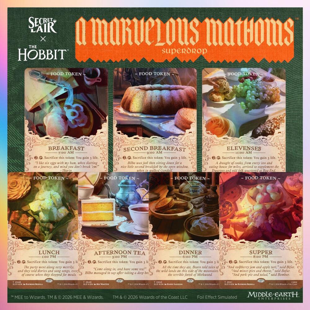 Secret Lair Drop: Secret Lair x The Hobbit: Second Breakfast and Beyond - Traditional Foil Edition, Secret Lair Drop Series P707502