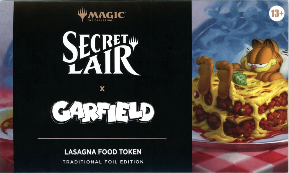 Secret Lair Drop: Secret Lair x Garfield - Lasagna Food Token - Traditional Foil Edition, Secret Lair Drop Series P710672