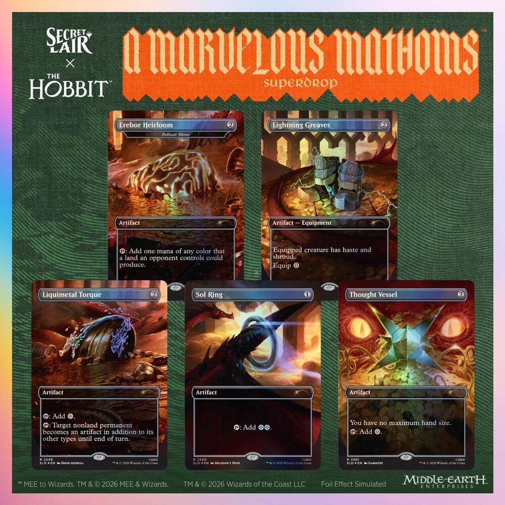 Secret Lair Drop: Secret Lair x The Hobbit: Smaug's Spoils - Traditional Foil Edition, Secret Lair Drop Series P711017