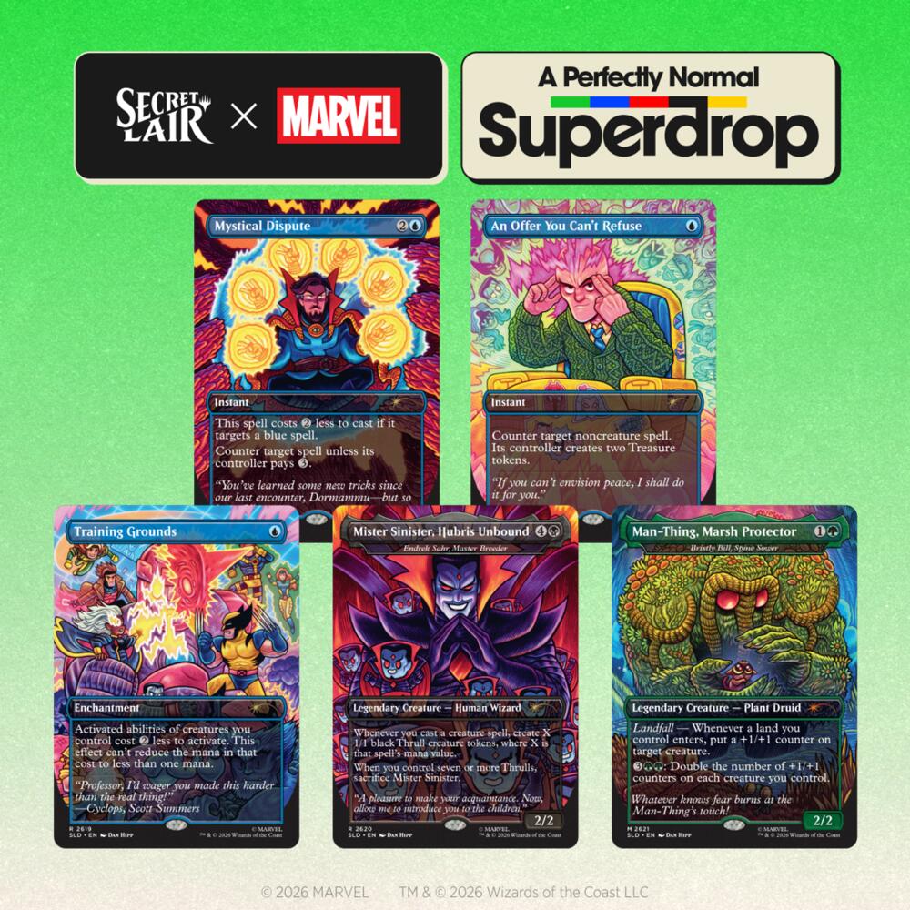 Secret Lair Drop: Secret Lair x Marvel: Dan Hipp - Non-Foil Edition, Secret Lair Drop Series P713527