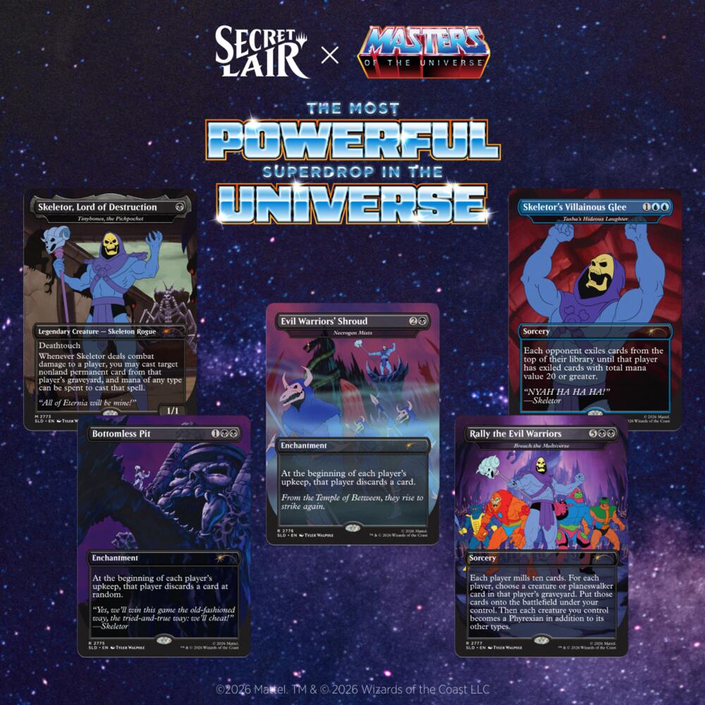 Secret Lair Drop: Secret Lair x Masters of the Universe: Nyah-ha-ha! - Non-Foil Edition, Secret Lair Drop Series P715711