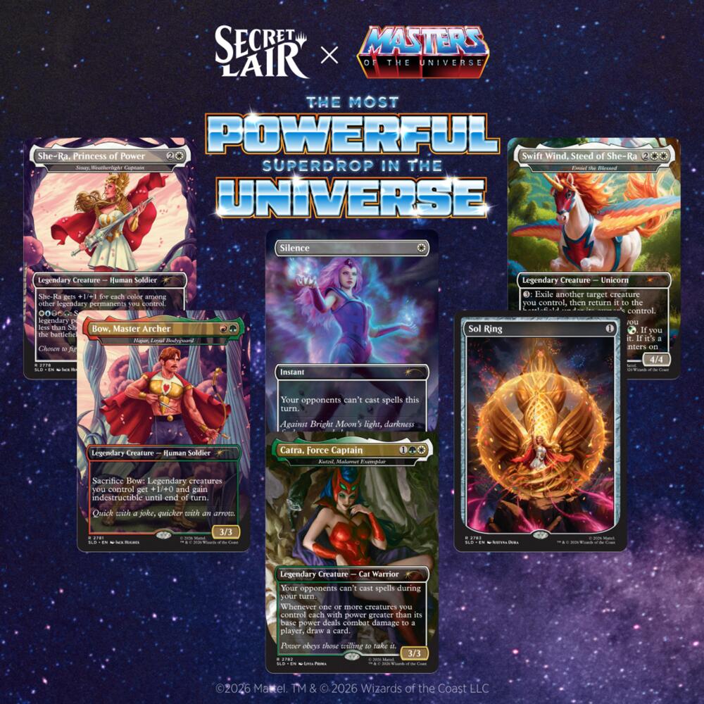 Secret Lair Drop: Secret Lair x Masters of the Universe: She-Ra, Princess of Power - Non-Foil Edition, Secret Lair Drop Series P715714