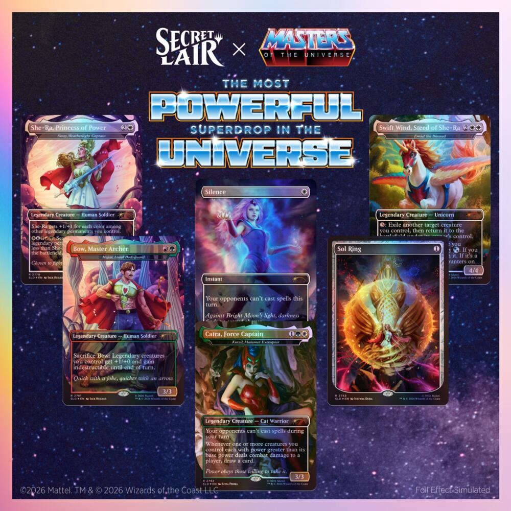 Secret Lair Drop: Secret Lair x Masters of the Universe: She-Ra, Princess of Power - Traditional Foil Edition, Secret Lair Drop Series P715716