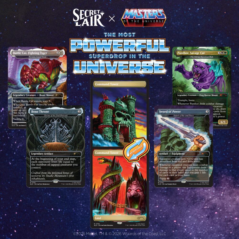Secret Lair Drop: Secret Lair x Masters of the Universe: Sold Separately - Non-Foil Edition, Secret Lair Drop Series P715722