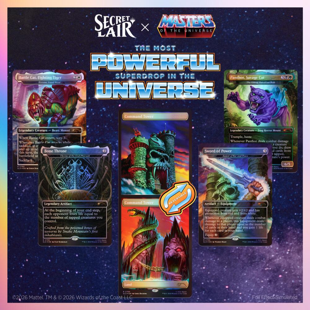 Secret Lair Drop: Secret Lair x Masters of the Universe: Sold Separately - Traditional Foil Edition, Secret Lair Drop Series P715723