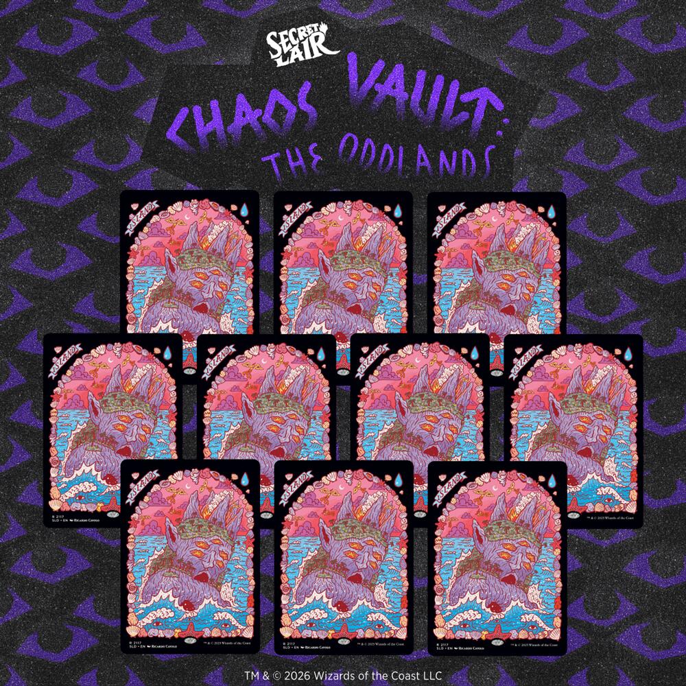Secret Lair Drop: The Oddlands: Islands - Non-Foil Edition, Secret Lair Drop Series P721381