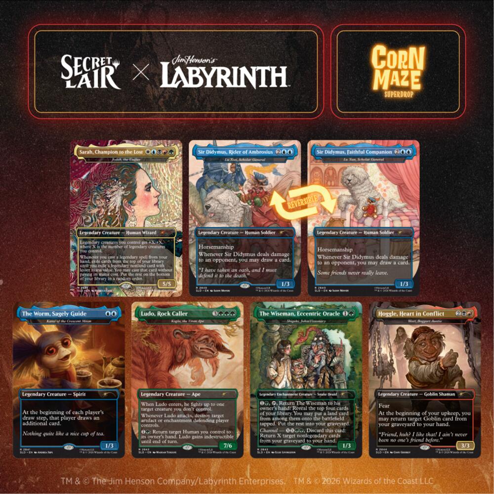 Secret Lair Drop: Secret Lair x Jim Henson's Labyrinth: Should You Need Us - Non-Foil Edition, Secret Lair Drop Series P721841