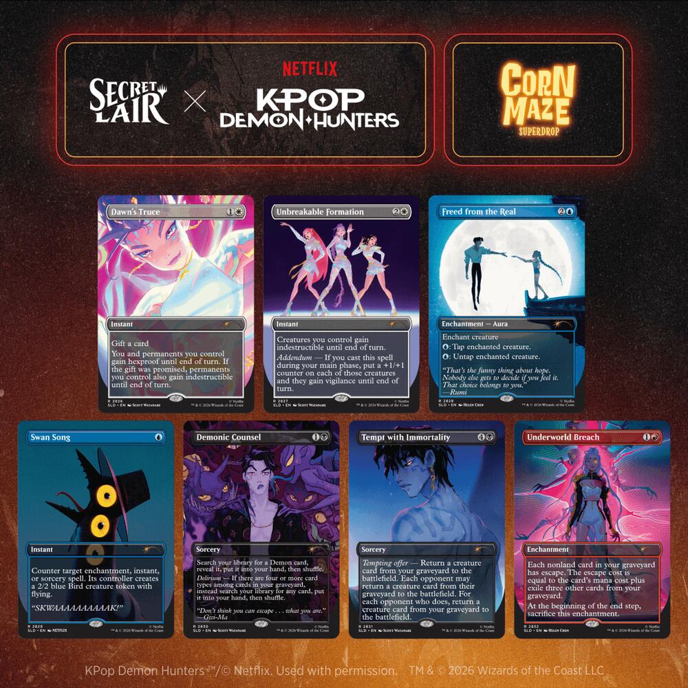 Secret Lair Drop: Secret Lair x KPop Demon Hunters: How It's Done - Non-Foil Edition, Secret Lair Drop Series P721845