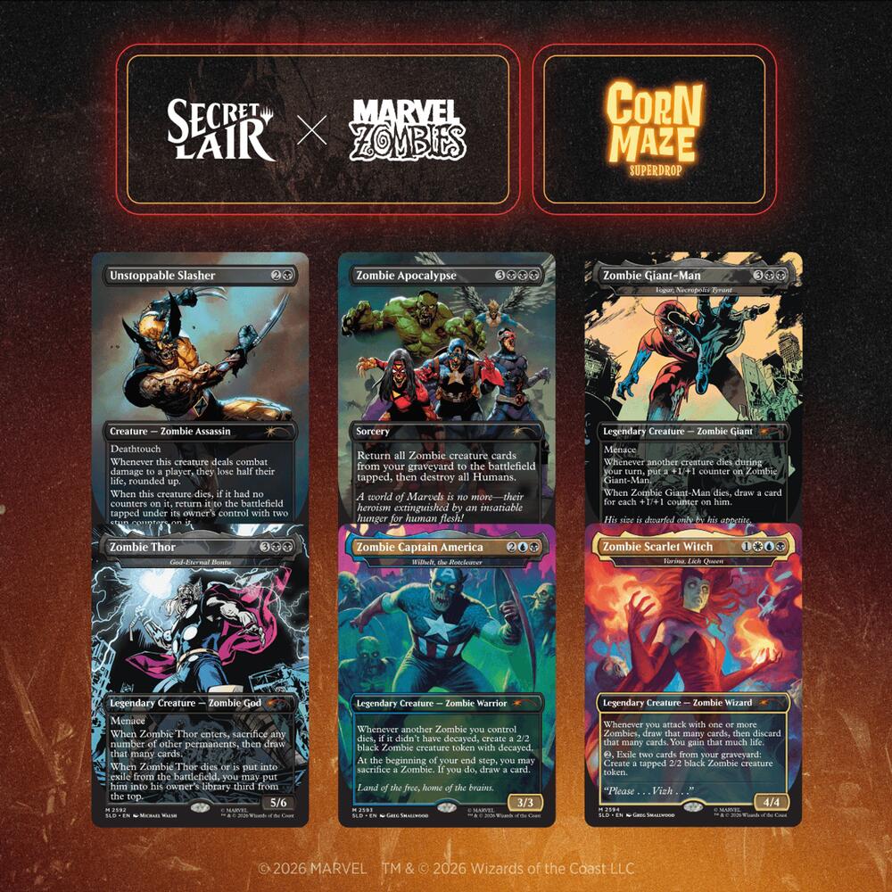 Secret Lair Drop: Secret Lair x Marvel: Zombies - Non-Foil Edition, Secret Lair Drop Series P721847