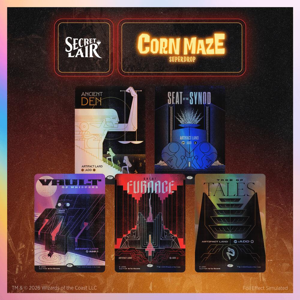 Secret Lair Drop: Manufactured Grounds by See Machine - Traditional Foil Edition, Secret Lair Drop Series P721852