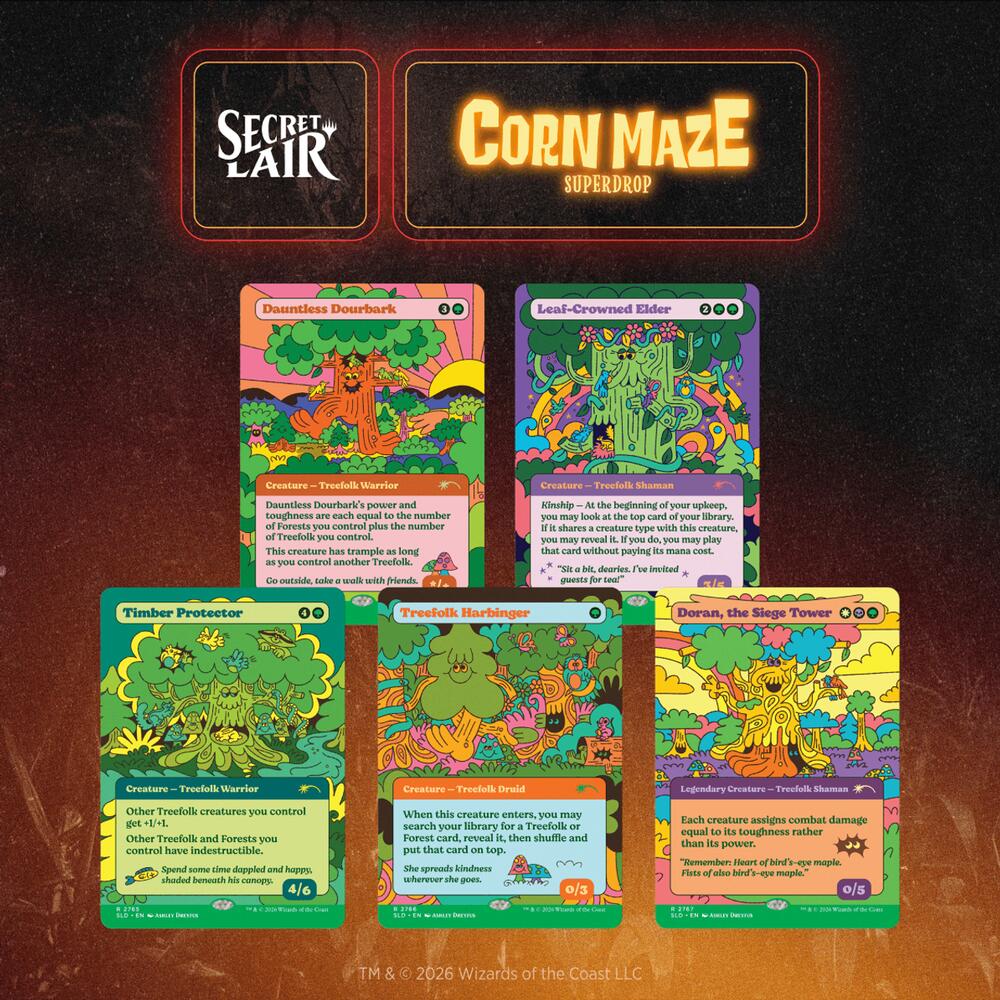 Secret Lair Drop: Peace, Love, & Treefolk - Non-Foil Edition, Secret Lair Drop Series P721853