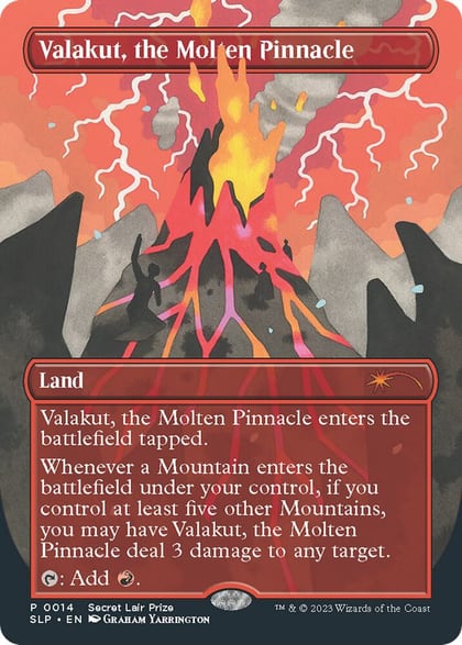 Valakut, the Molten Pinnacle, Secret Lair Showdown 14