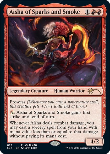 Aisha of Sparks and Smoke, SLX Cards 12