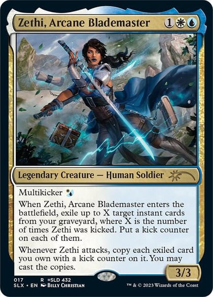 Zethi, Arcane Blademaster, SLX Cards 17