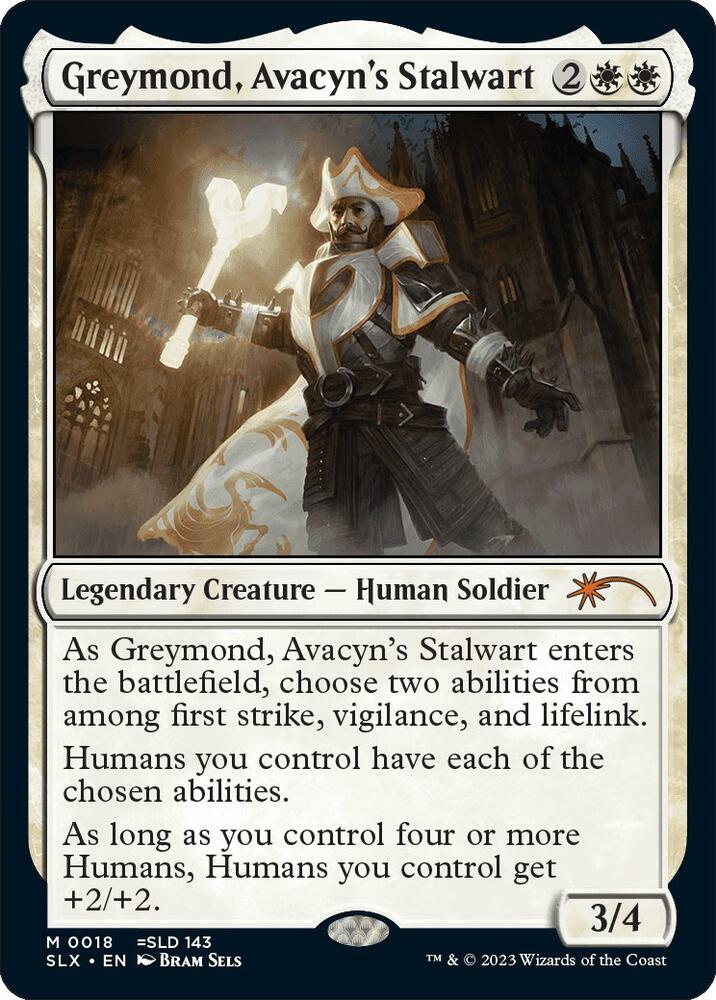 Greymond, Avacyn's Stalwart, SLX Cards 18