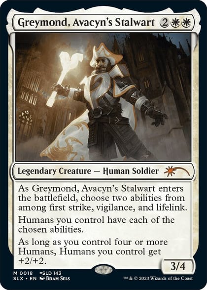 Greymond, Avacyn's Stalwart, SLX Cards 18