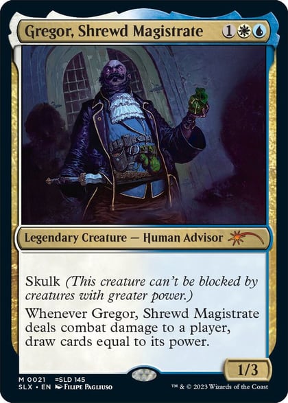 Gregor, Shrewd Magistrate, SLX Cards 21