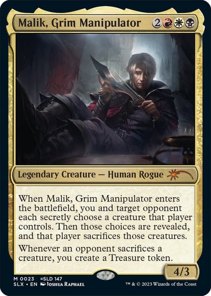Malik, Grim Manipulator, SLX Cards 23