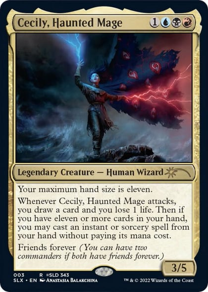 Cecily, Haunted Mage, SLX Cards 3