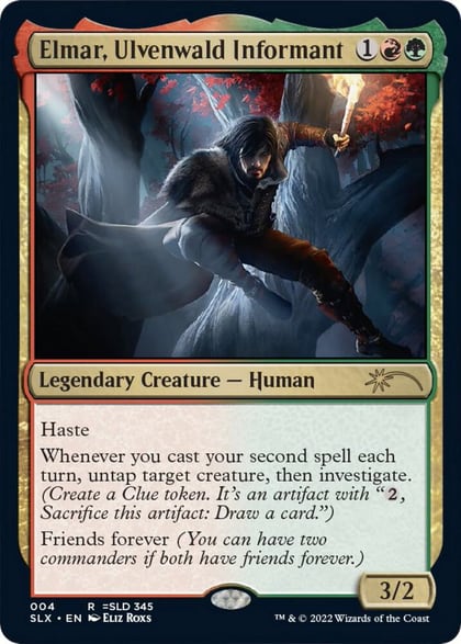 Elmar, Ulvenwald Informant, SLX Cards 4