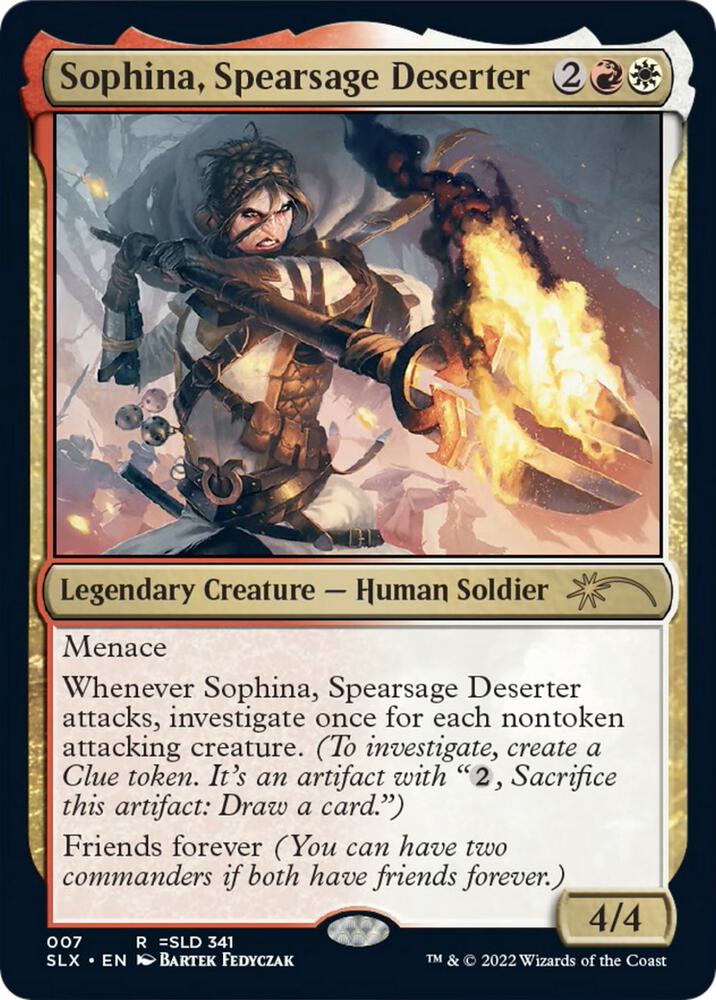 Sophina, Spearsage Deserter, SLX Cards 7