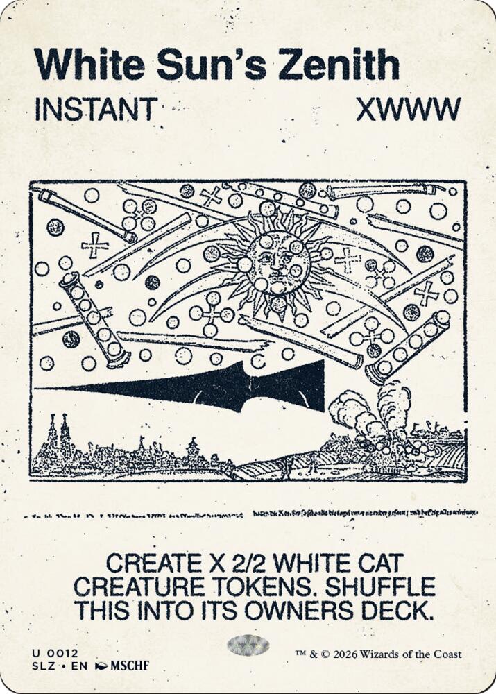 White Sun's Zenith (0012), Secret Lair x MSCHF: The Zeta Set 12