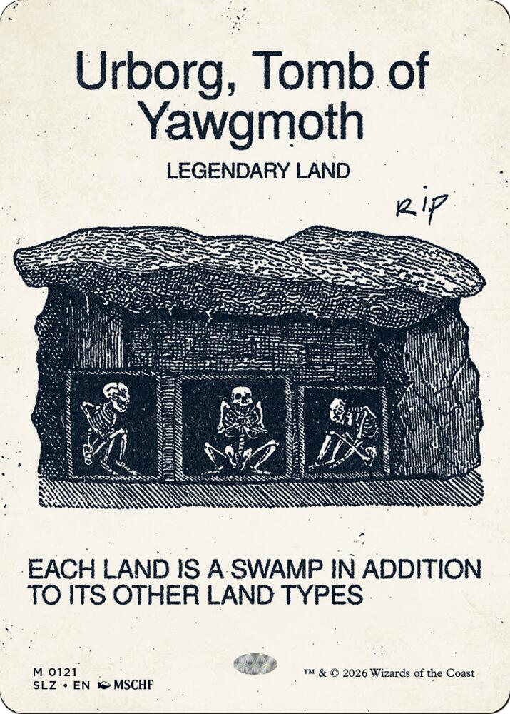 Urborg, Tomb of Yawgmoth (0121), Secret Lair x MSCHF: The Zeta Set 121