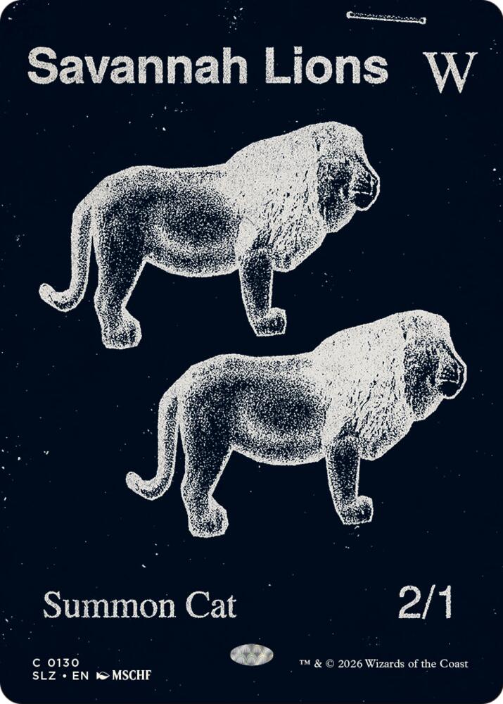 Savannah Lions (0130), Secret Lair x MSCHF: The Zeta Set 130
