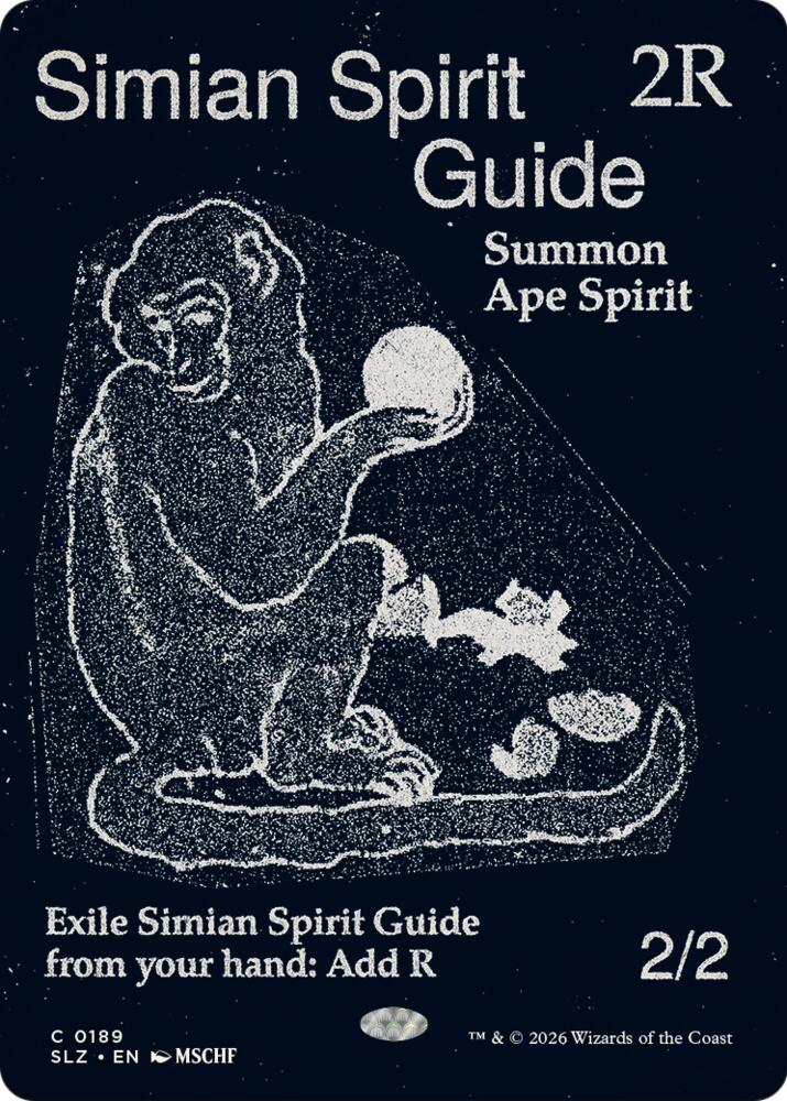 Simian Spirit Guide (0189), Secret Lair x MSCHF: The Zeta Set 189
