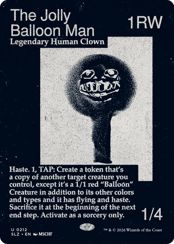 The Jolly Balloon Man (0212), Secret Lair x MSCHF: The Zeta Set 212