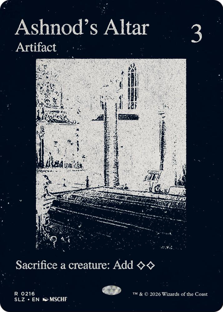 Ashnod's Altar (0216), Secret Lair x MSCHF: The Zeta Set 216