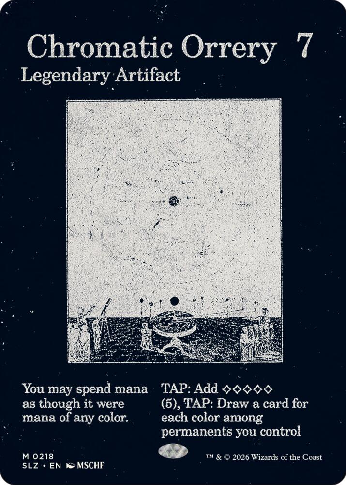 Chromatic Orrery (0218), Secret Lair x MSCHF: The Zeta Set 218