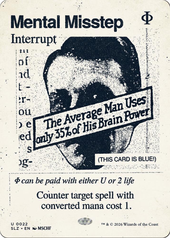 Mental Misstep (0022), Secret Lair x MSCHF: The Zeta Set 22