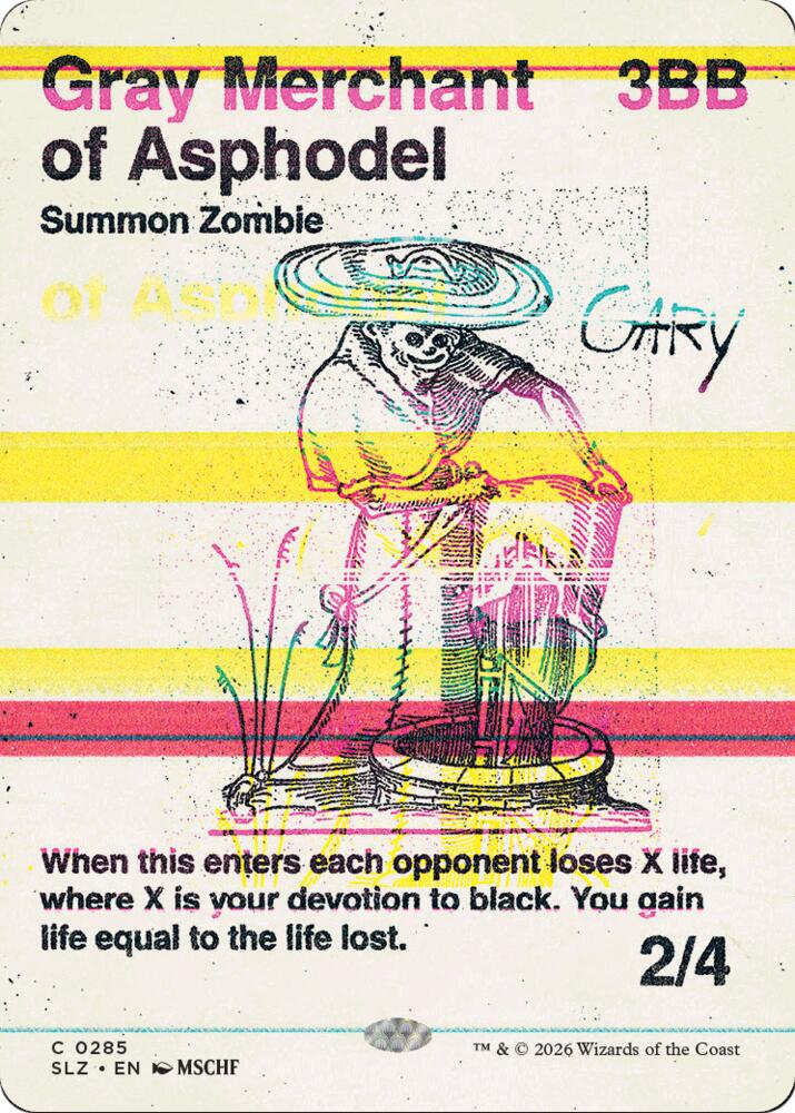 Gray Merchant of Asphodel (0285), Secret Lair x MSCHF: The Zeta Set 285