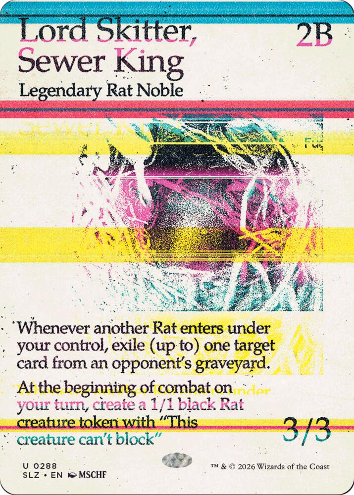 Lord Skitter, Sewer King (0288), Secret Lair x MSCHF: The Zeta Set 288