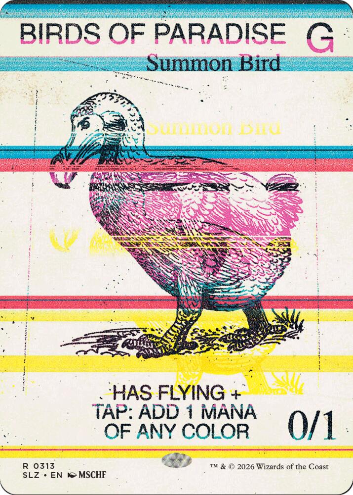 Birds of Paradise (0313), Secret Lair x MSCHF: The Zeta Set 313