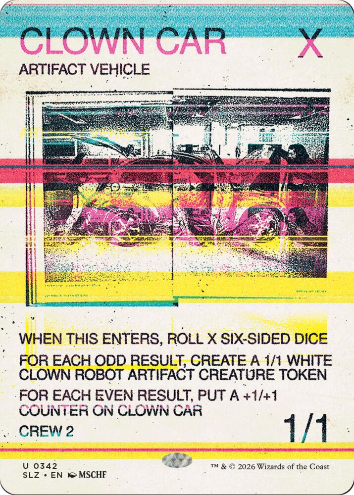 Clown Car (0342), Secret Lair x MSCHF: The Zeta Set 342