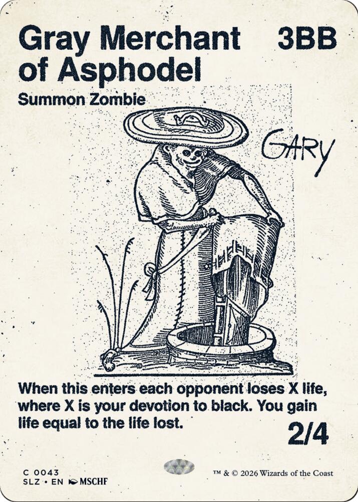 Gray Merchant of Asphodel (0043), Secret Lair x MSCHF: The Zeta Set 43