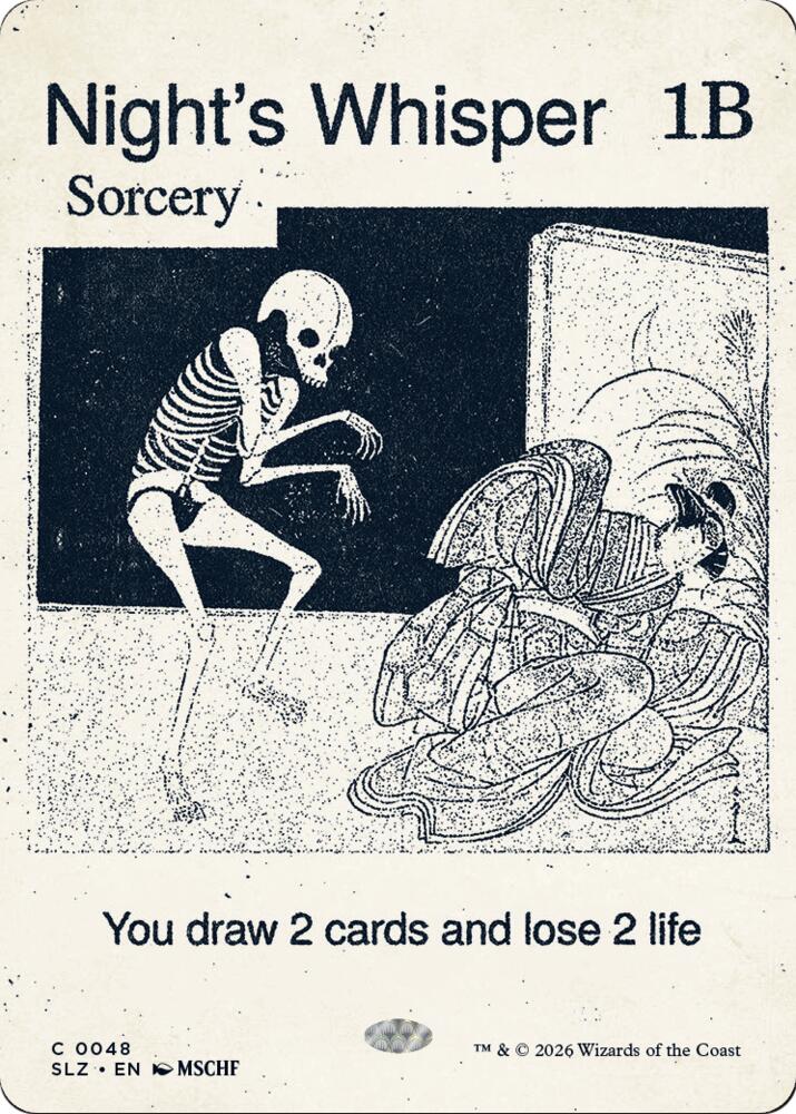 Night's Whisper (0048), Secret Lair x MSCHF: The Zeta Set 48