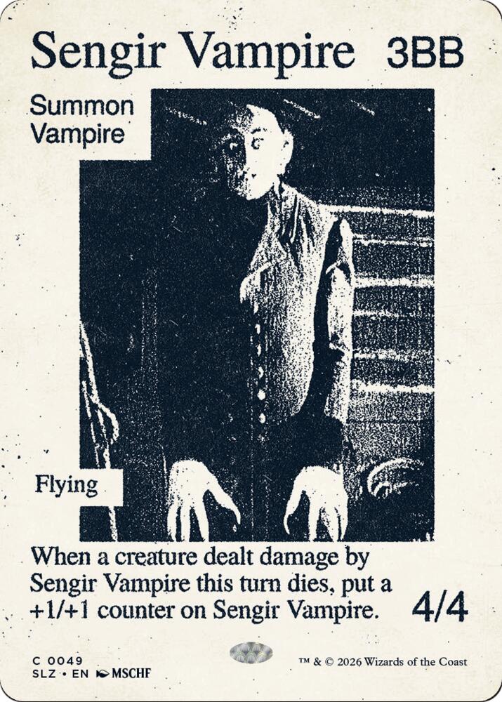 Sengir Vampire (0049), Secret Lair x MSCHF: The Zeta Set 49