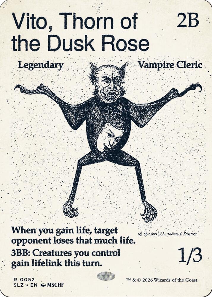 Vito, Thorn of the Dusk Rose (0052), Secret Lair x MSCHF: The Zeta Set 52