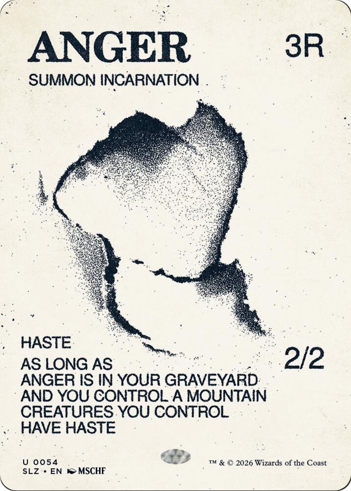 Anger (0054), Secret Lair x MSCHF: The Zeta Set 54